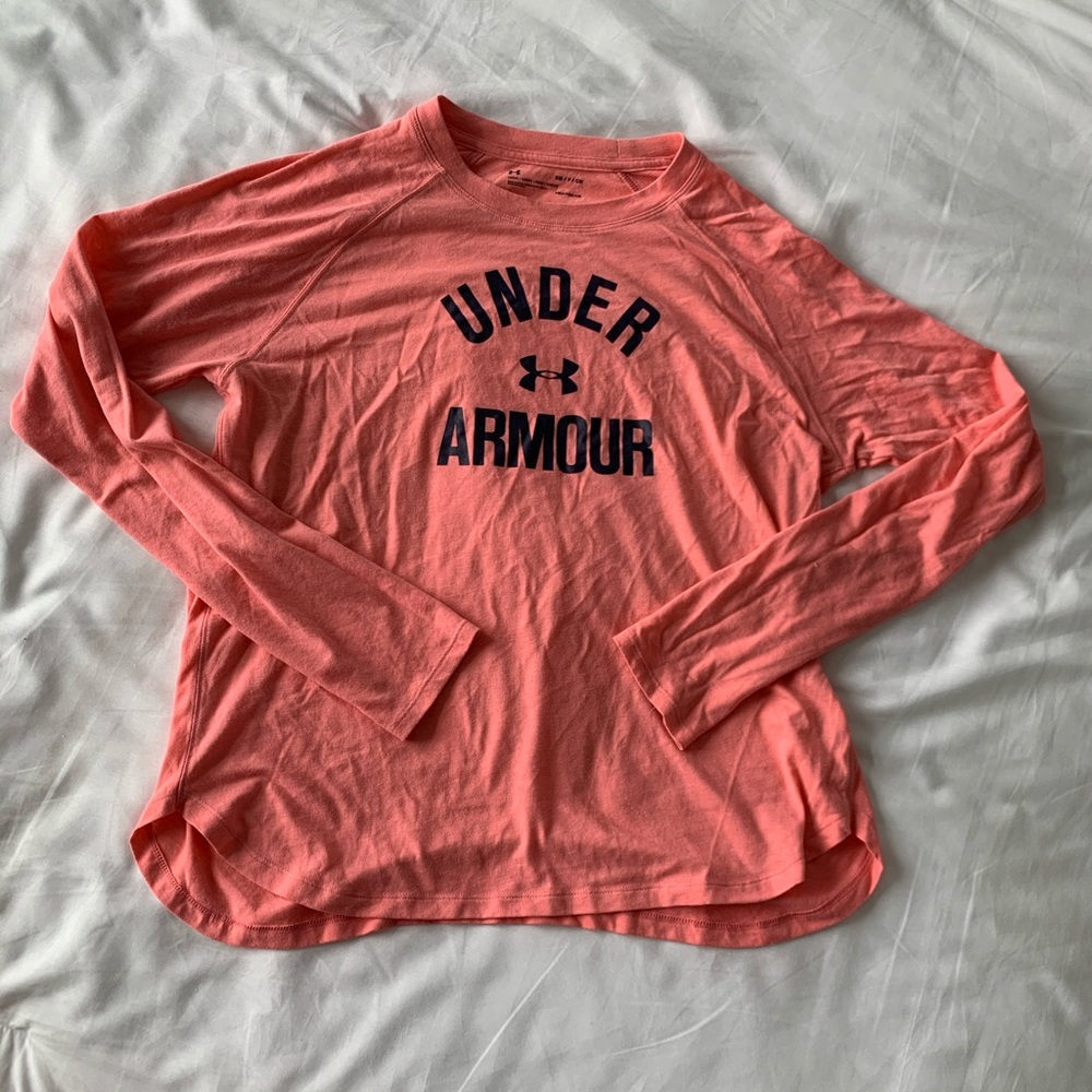 2/$25 Under armour long sleeve pink size small
